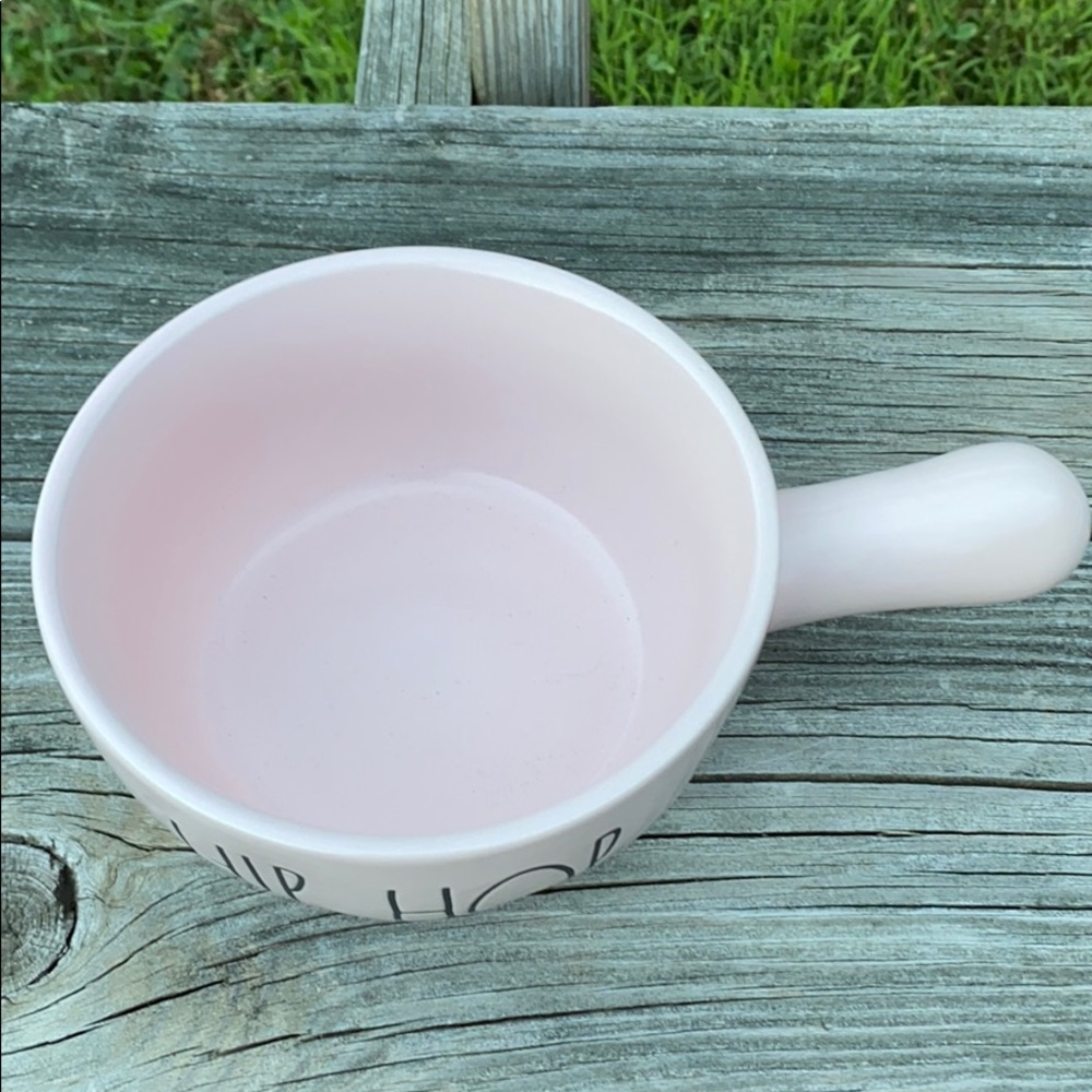 Rae Dunn PINK Hip Hop Soup Bowl with Handle - Picture 2 of 2